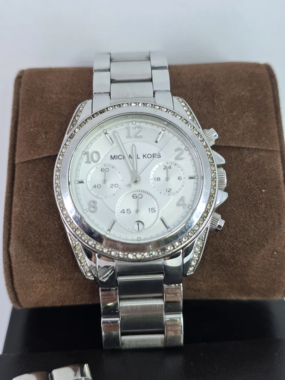 Michael Kors Men’s Silver Stainless Steel Watch - Full Inclusion W/ COA